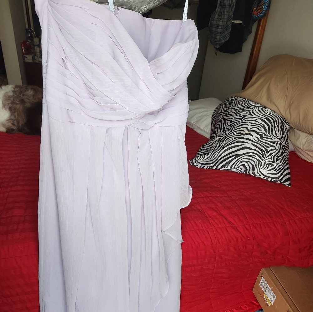 lilac bridesmaids dress